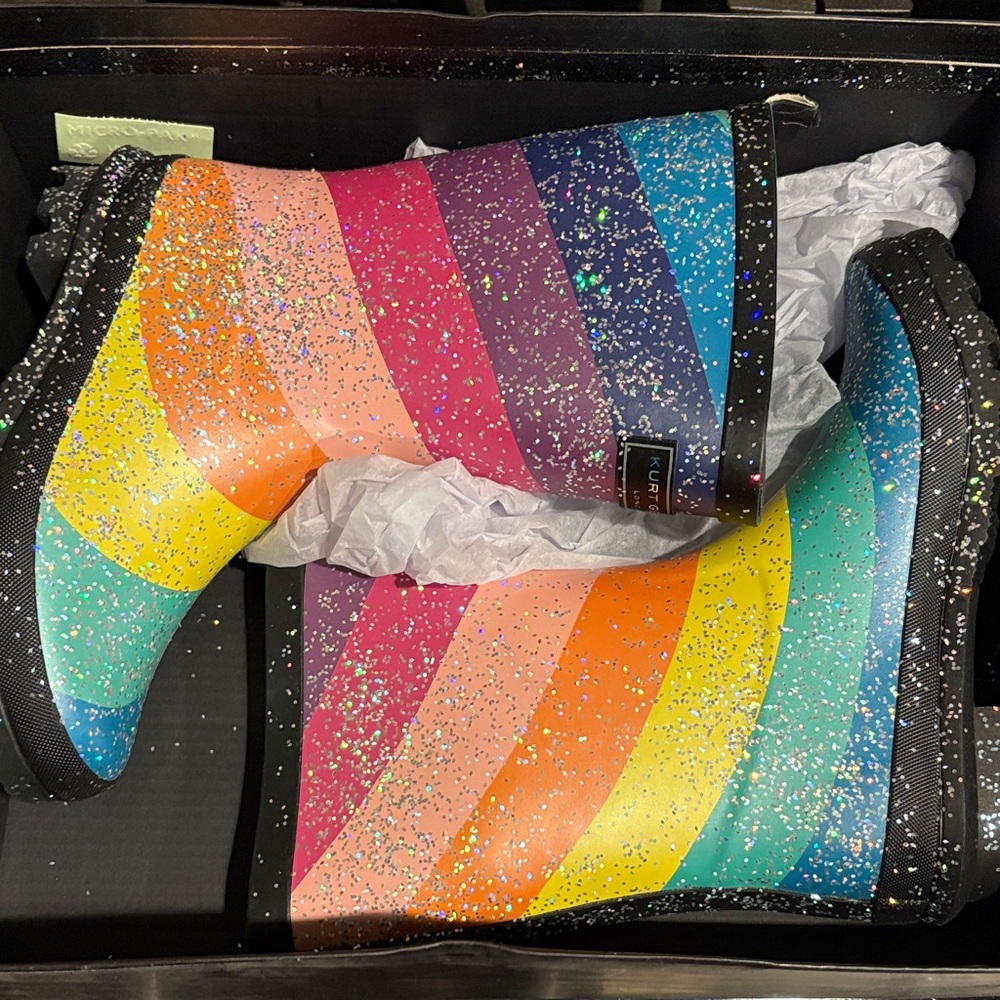 Kurt Geiger Multicolor Glitter Kids Boots
